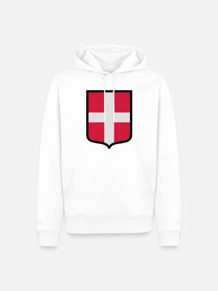 Blason Savoie (K) - Sweat à capuche Premium bio Homme - blanc