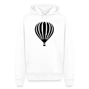 Heißluftballon - Männer Premium Bio Hoodie - Weiß - Vorne - Nico (187cm)