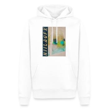 Flashing lights - Men’s Premium Organic Hoodie - white - Front - Nico (187cm)