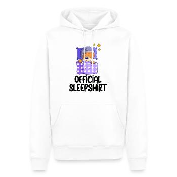 Drôle de dicton photo humour drôle idée idée cadeau - Sweat à capuche Premium bio Homme - blanc - Devant - Nico (187cm)