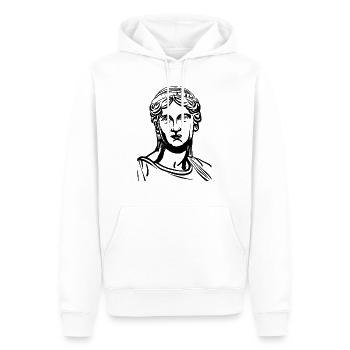 old statue - Men’s Premium Organic Hoodie - white - Front - Nico (187cm)