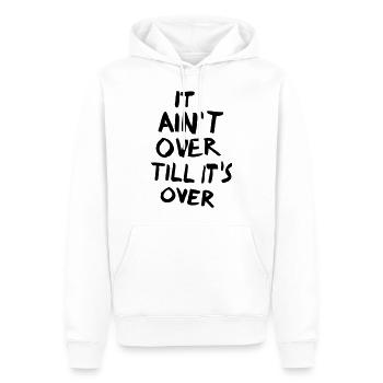 Es geht nicht darum, bis es geht - Männer Premium Bio Hoodie - Weiß - Vorne - Nico (187cm)