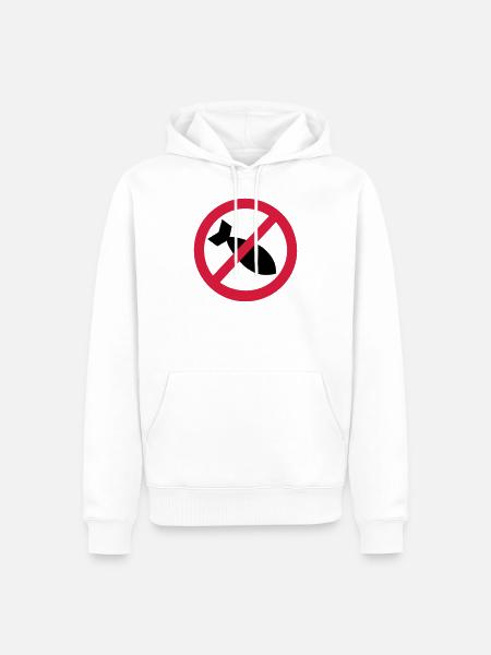 bomb - Men’s Premium Organic Hoodie - white