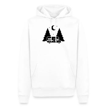 Wohnmobil - Männer Premium Bio Hoodie - Weiß - Vorne - Nico (187cm)