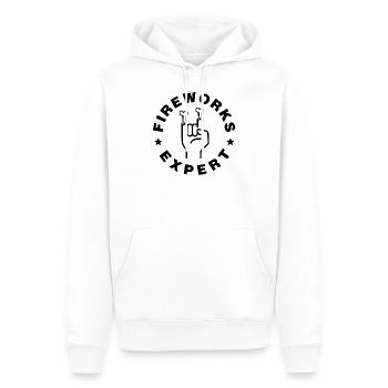 Fireworks Expert Firework Firecracker Pyro - Männer Premium Bio Hoodie - Weiß - Vorne - Nico (187cm)