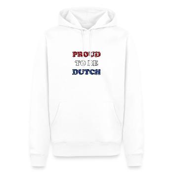 Proud to be Dutch Stolz Pays-Bas Holland - Sweat à capuche Premium bio Homme - blanc - Devant - Nico (187cm)