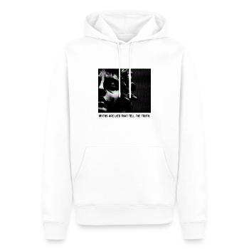 E-Boy Dark Zitat Aristoteles - Männer Premium Bio Hoodie - Weiß - Vorne - Nico (187cm)