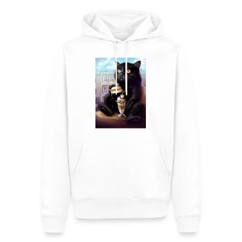 CAESER 2019 - Men’s Premium Organic Hoodie - white - Front - Nico (187cm)