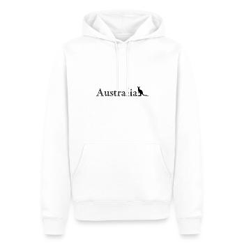 Australia - Kangaroo - Männer Premium Bio Hoodie - Weiß - Vorne - Nico (187cm)
