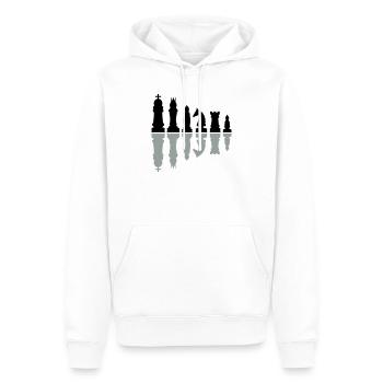 schach sport schachfiguren - Männer Premium Bio Hoodie - Weiß - Vorne - Nico (187cm)