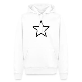Stern Symbol Glück Weihnachten Geschenk - Männer Premium Bio Hoodie - Weiß - Vorne - Nico (187cm)