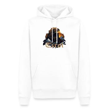 T-shirt Tyrol pour Tyroleans Adler - Sweat à capuche Premium bio Homme - blanc - Devant - Nico (187cm)