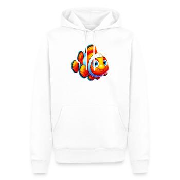 Clownfische - Männer Premium Bio Hoodie - Weiß - Vorne - Nico (187cm)