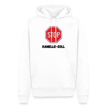 Karneval Kostüm Kamelle - Männer Premium Bio Hoodie - Weiß - Vorne - Nico (187cm)
