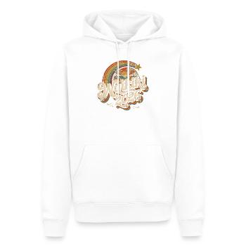 Waikiki 2026 Retro Tropen - Männer Premium Bio Hoodie - Weiß - Vorne - Nico (187cm)