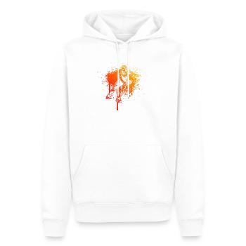 Idée de scène de pickleball pour les fans de joueurs de pickleball - Sweat à capuche Premium bio Homme - blanc - Devant - Nico (187cm)