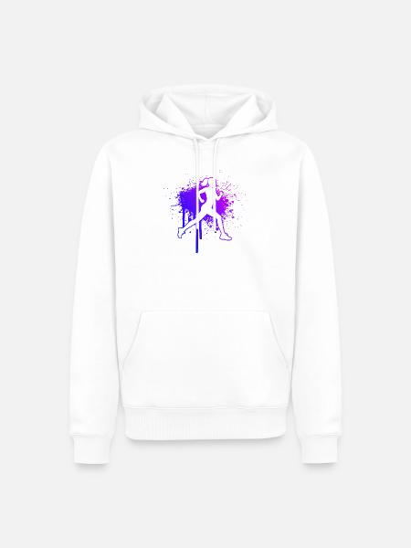 Geschenkidee für eine Running mit Running - Männer Premium Bio Hoodie - Weiß
