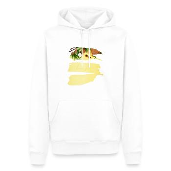 Sommer, Summer - have fun - Männer Premium Bio Hoodie - Weiß - Vorne - Nico (187cm)