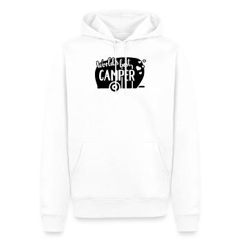 Caravane - Sweat à capuche Premium bio Homme - blanc - Devant - Nico (187cm)