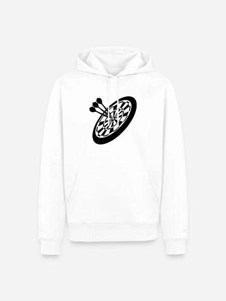 Dart Sport - Men’s Premium Organic Hoodie - white