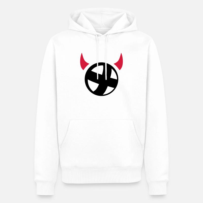 Cycle ball - Sweat à capuche Premium bio Homme - blanc