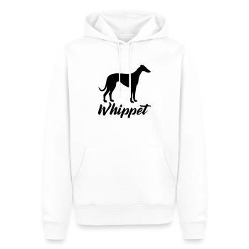 Whippet - Men’s Premium Organic Hoodie - white - Front - Nico (187cm)