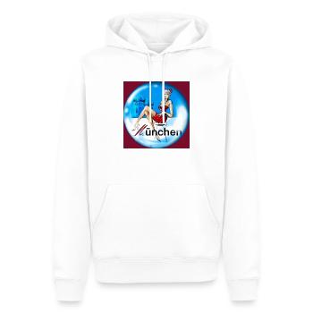 Marie-Theres von München - Männer Premium Bio Hoodie - Weiß - Vorne - Nico (187cm)