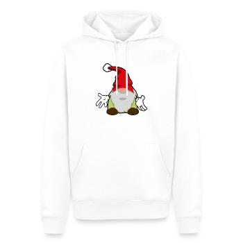 erster Weihnachtswichtel - Männer Premium Bio Hoodie - Weiß - Vorne - Nico (187cm)