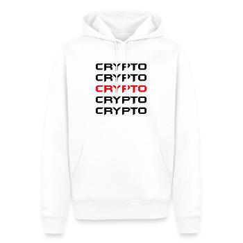 Bitcoin Trading Crypto Aktien - Männer Premium Bio Hoodie - Weiß - Vorne - Nico (187cm)