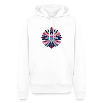 MX - Männer Premium Bio Hoodie - Weiß - Vorne - Nico (187cm)