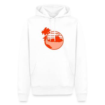 U-Boot Taucht Unterwasser Unterseeboot Wasser Boot - Männer Premium Bio Hoodie - Weiß - Vorne - Nico (187cm)