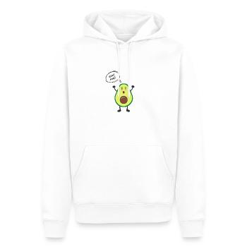 Avocado schreit esse mich! Super süß für Kinder - Männer Premium Bio Hoodie - Weiß - Vorne - Nico (187cm)