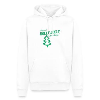 Have a Holly jolly christmas - Männer Premium Bio Hoodie - Weiß - Vorne - Nico (187cm)