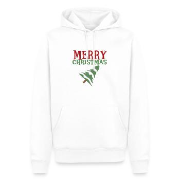 Merry christmas - Männer Premium Bio Hoodie - Weiß - Vorne - Nico (187cm)