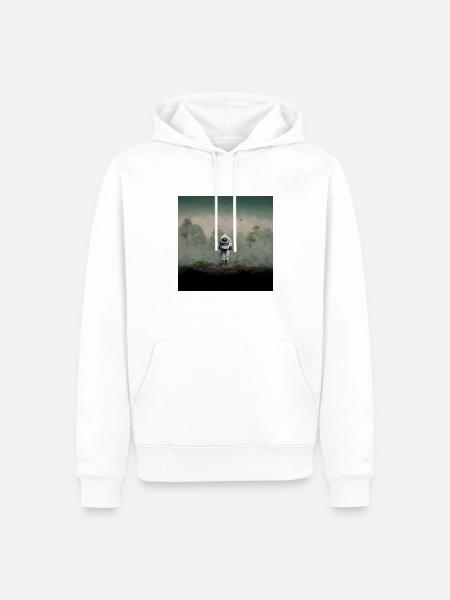 Lonely Voyager 053 - Männer Premium Bio Hoodie - Weiß