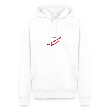 Did someone say Track day? - Men’s Premium Organic Hoodie - white - Front - Nico (187cm)