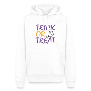 Trick or Treat Halloween - Männer Premium Bio Hoodie - Weiß - Vorne - Nico (187cm)