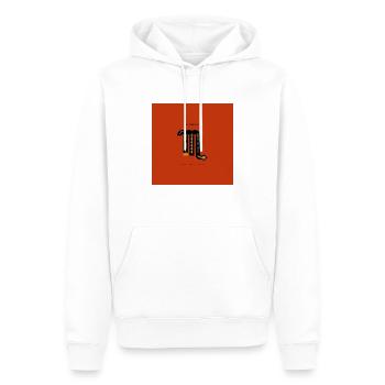 STERNZEICHEN Skorpion -red- - Männer Premium Bio Hoodie - Weiß - Vorne - Nico (187cm)
