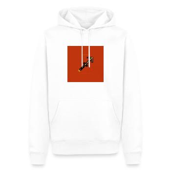 STERNZEICHEN Schütze -red- - Männer Premium Bio Hoodie - Weiß - Vorne - Nico (187cm)