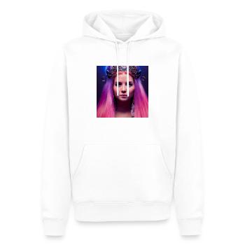 Wikingerkrieger - Männer Premium Bio Hoodie - Weiß - Vorne - Nico (187cm)