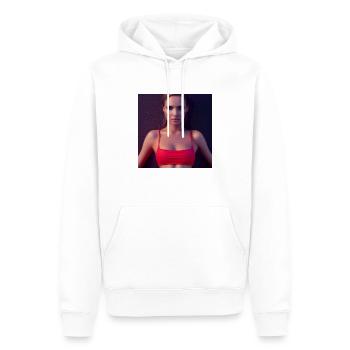 Femme de Fantaisie - Sweat à capuche Premium bio Homme - blanc - Devant - Nico (187cm)