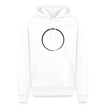 Kreis Der ultimative Zyklus Lebens Vektor Design - Männer Premium Bio Hoodie - Weiß - Vorne - Nico (187cm)