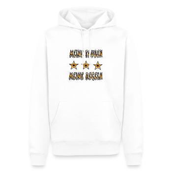 Tauben - Männer Premium Bio Hoodie - Weiß - Vorne - Nico (187cm)