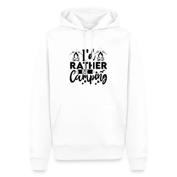 Id Rather Be Camping 01 - Men’s Premium Organic Hoodie - white - Front - Nico (187cm)