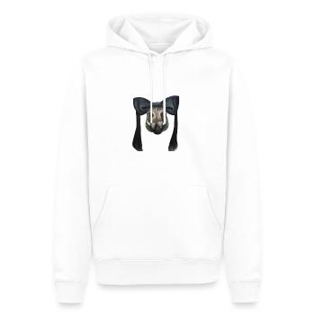 Schwarzwald Wildschwein weiß - Männer Premium Bio Hoodie - Weiß - Vorne - Nico (187cm)