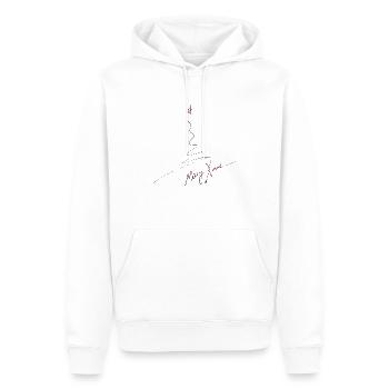 Frohe Weihnachten Weihnachten Weihnachten Urlaub Winter Santa Nordic - Männer Premium Bio Hoodie - Weiß - Vorne - Nico (187cm)