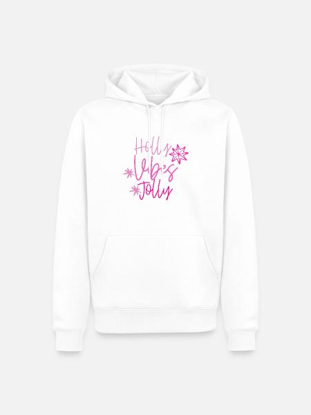 Merry christmas - Männer Premium Bio Hoodie - Weiß