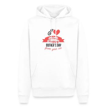 Mother's day - Men’s Premium Organic Hoodie - white - Front - Nico (187cm)