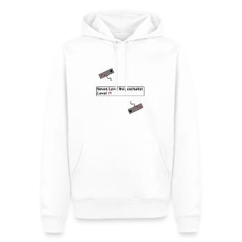Level Up Gaming Geschenk Geburtstag Geschenkidee - Männer Premium Bio Hoodie - Weiß - Vorne - Nico (187cm)