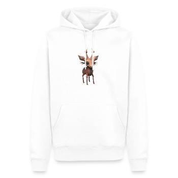 Süße Tiere Kinder Baby Fantasie - Männer Premium Bio Hoodie - Weiß - Vorne - Nico (187cm)